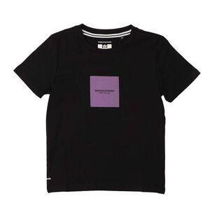 Weekend Offender Childrens/Kids Tagua Graphic T-Shirt / Black